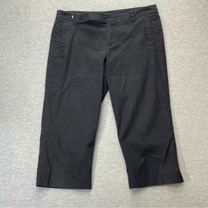 MEXX Womens Black Capri Pants Size 10